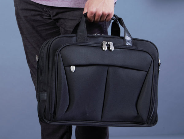 PEARSON | 17” Nylon Expandable Laptop Briefcase