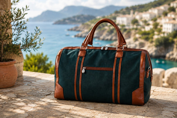 KINZIE | Nylon Two-Tone Carry-All Tablet Duffel