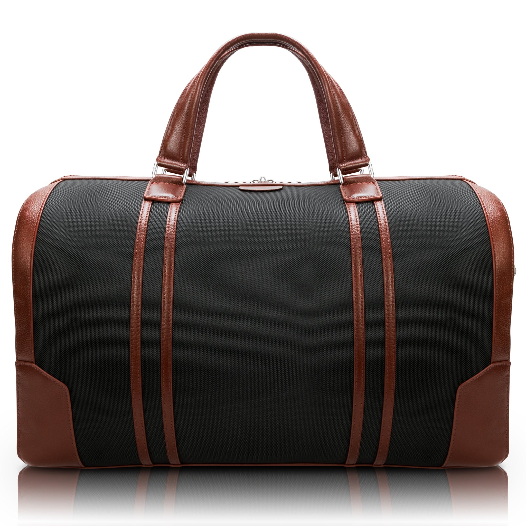 KINZIE | Nylon Two-Tone Carry-All Tablet Duffel