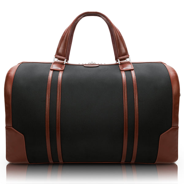 KINZIE | Nylon Two-Tone Carry-All Tablet Duffel