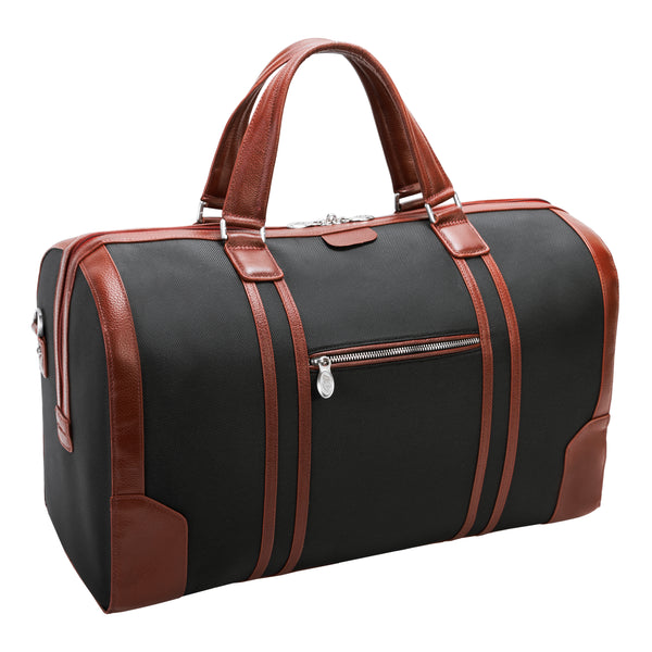 KINZIE | Nylon Two-Tone Carry-All Tablet Duffel