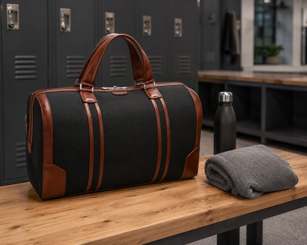 KINZIE | Nylon Two-Tone Carry-All Tablet Duffel