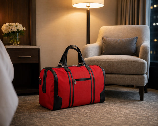 KINZIE | Nylon Two-Tone Carry-All Tablet Duffel