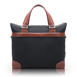 EASTWARD |  15” Nylon Two-Tone Tablet & Laptop Briefcase