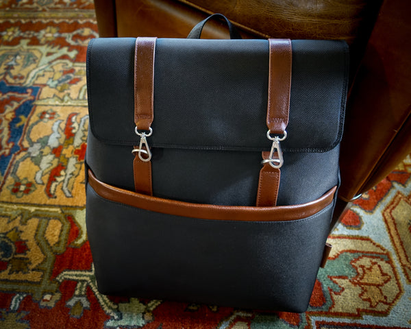 ELEMENT | 17” Nylon Two-Tone Flap Over Laptop Backpack