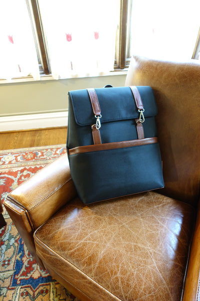 ELEMENT | 17” Nylon Two-Tone Flap Over Laptop Backpack
