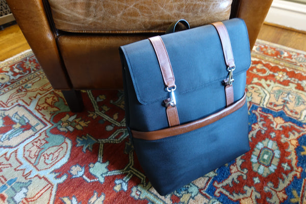 ELEMENT | 17” Nylon Two-Tone Flap Over Laptop Backpack
