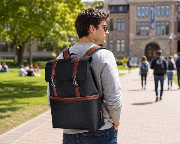ELEMENT | 17” Nylon Two-Tone Flap Over Laptop Backpack