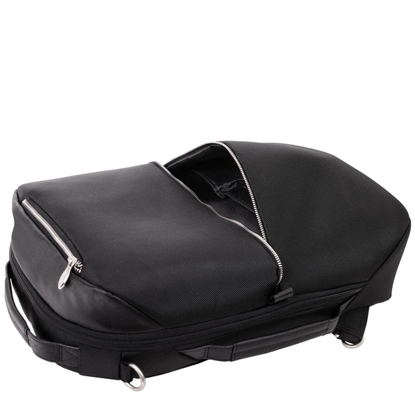 EAST SIDE | 17” Nylon 2-In-1 Laptop Cross-Body & Backpack