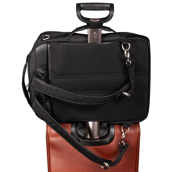 EAST SIDE | 17” Nylon 2-In-1 Laptop Cross-Body & Backpack