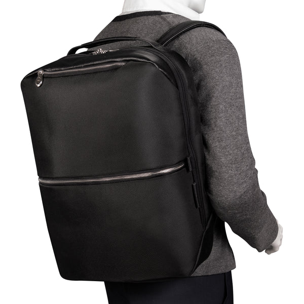 EAST SIDE | 17” Nylon 2-In-1 Laptop Cross-Body & Backpack