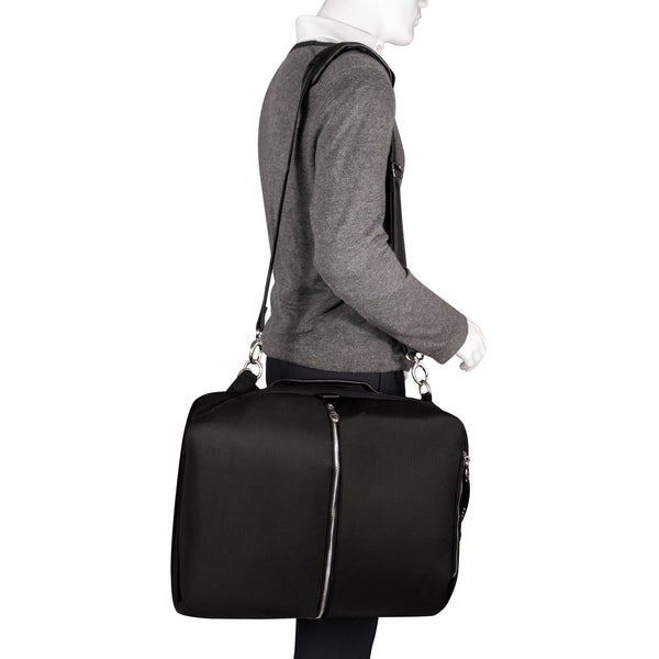 EAST SIDE | 17” Nylon 2-In-1 Laptop Cross-Body & Backpack