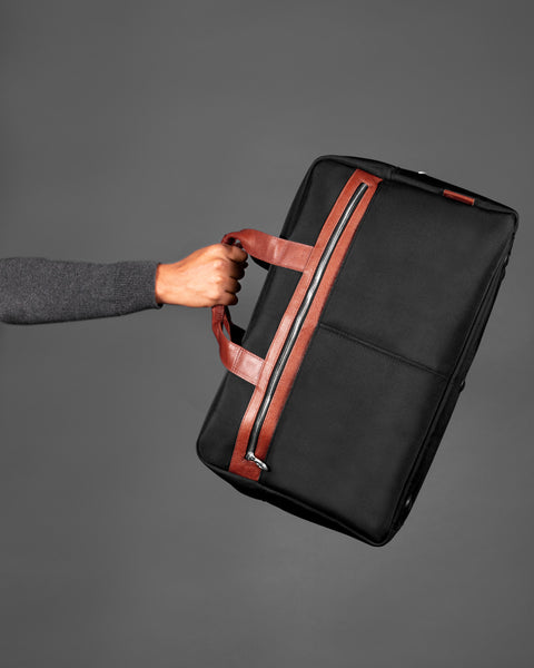 WELLINGTON  | 21” Nylon Carry-All Two-Tone Laptop Duffel