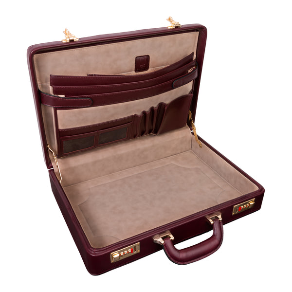 DALEY | 4.25” Leather Attaché Briefcase