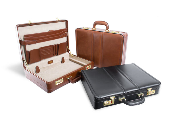 COUGHLIN | 5” Leather Expandable Attaché Briefcase