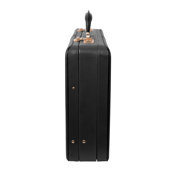 HARPER | 5” Leather Expandable Attaché Briefcase