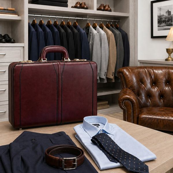 TURNER | 5” Leather Expandable Attaché Briefcase
