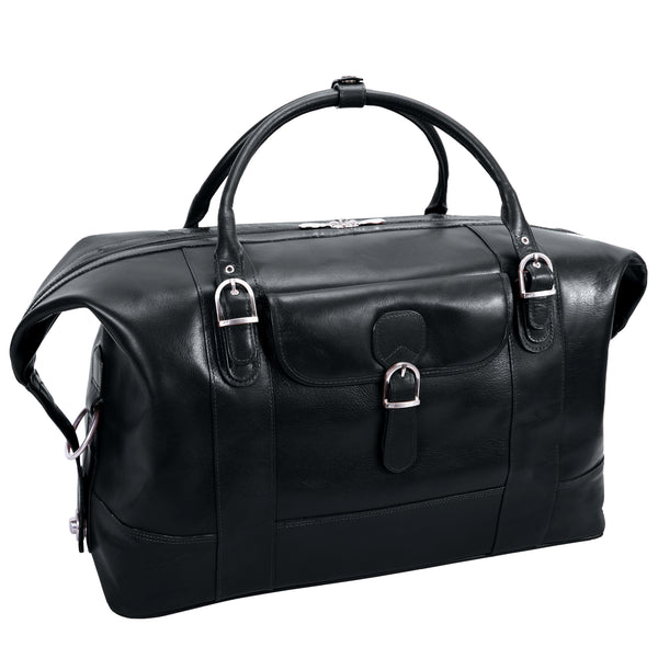FLOSSMOOR | 21" Leather Carry-on Duffel