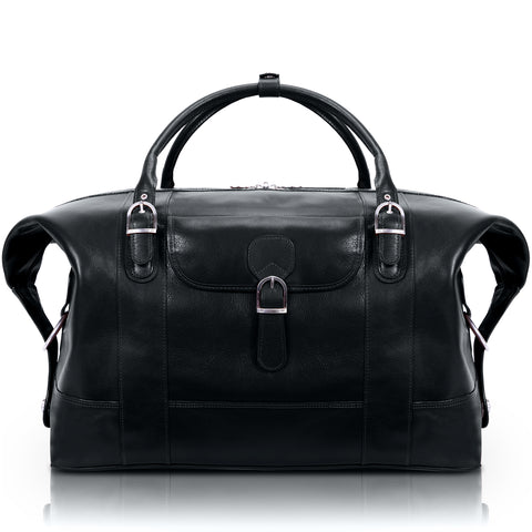 FLOSSMOOR | 21" Leather Carry-on Duffel