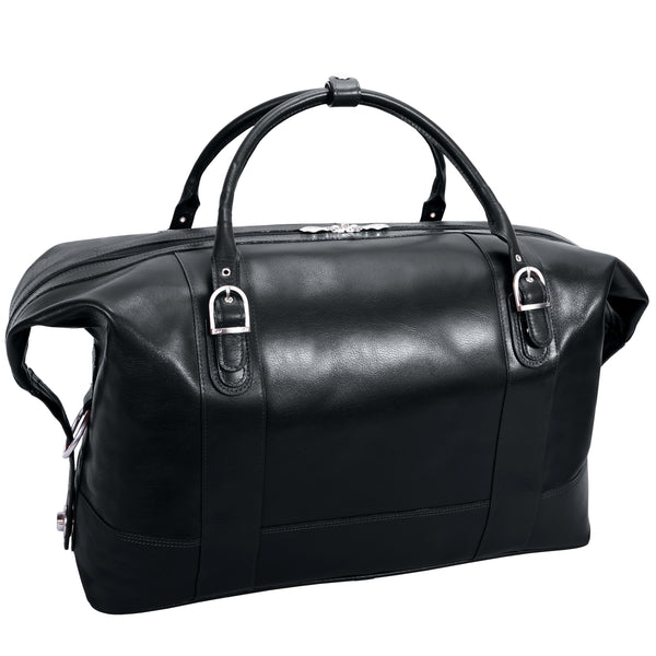 FLOSSMOOR | 21" Leather Carry-on Duffel