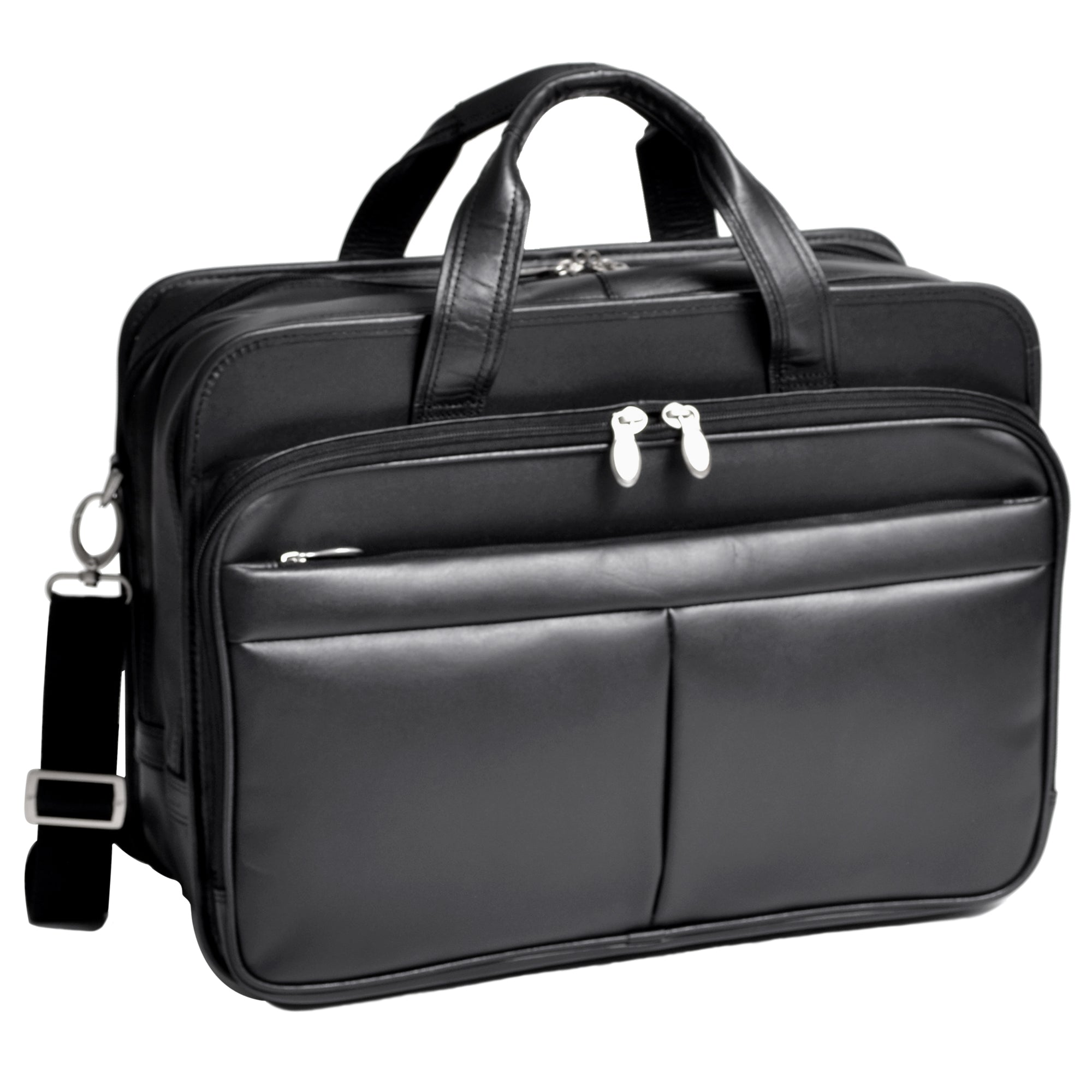 WALTON | 17” Leather Expandable Laptop Briefcase – McKleinUSA