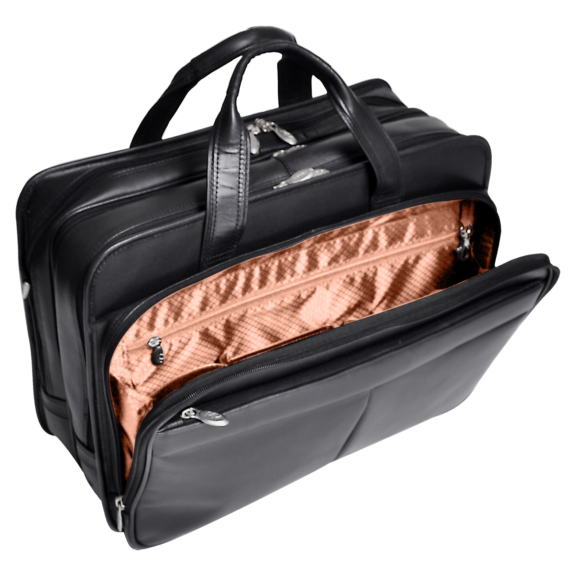 WALTON | 17” Leather Expandable Laptop Briefcase – McKleinUSA