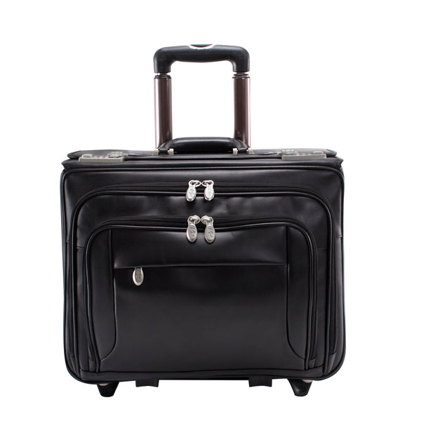 SHERIDAN | 17” Leather Detachable-Wheeled Catalog Case