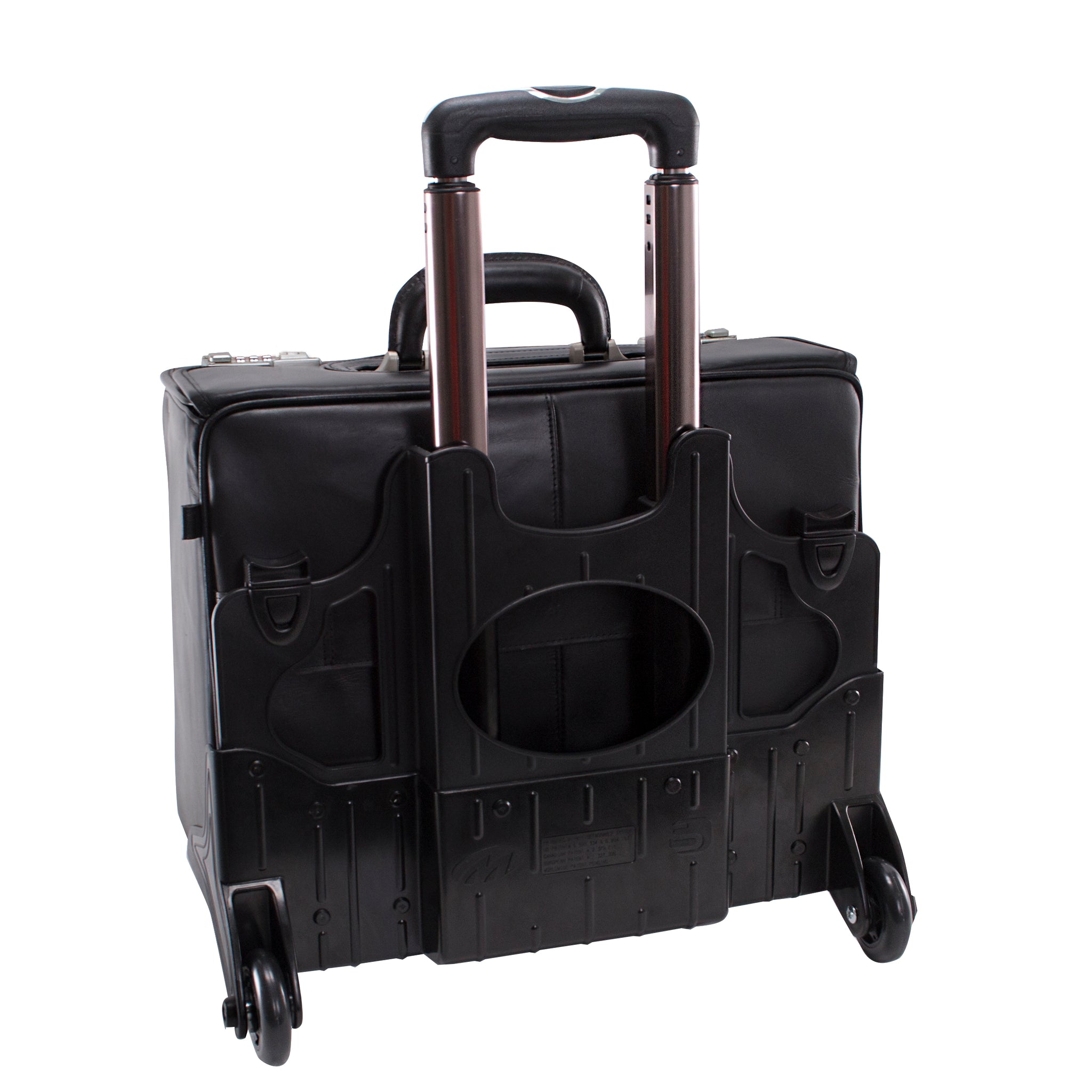 17” Leather Detachable-Wheeled Catalog Case Sheridan 8466 by