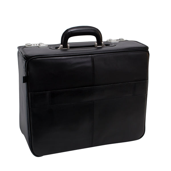 SHERIDAN | 17” Leather Detachable-Wheeled Catalog Case
