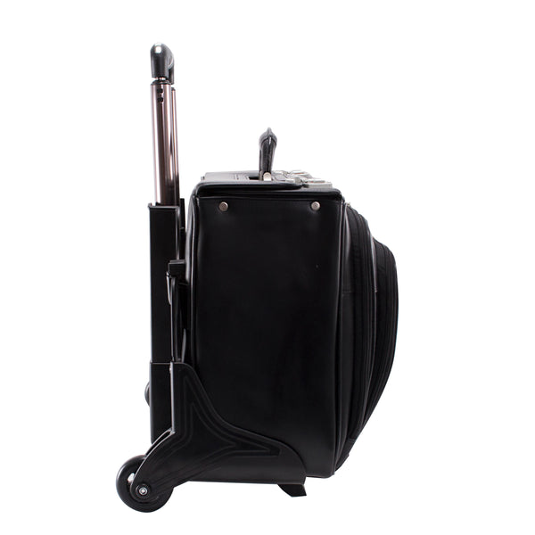 SHERIDAN | 17” Leather Detachable-Wheeled Catalog Case