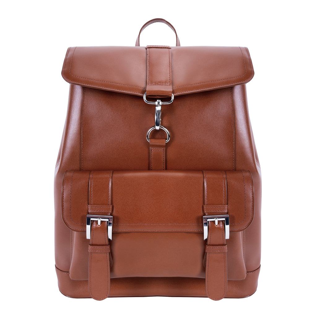 Premium 15” Leather Laptop Backpack Black Premium 15” Leather Laptop Backpack Black