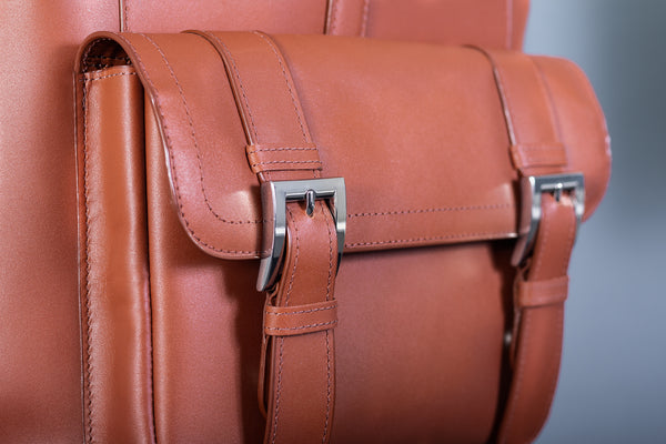 HAGEN | 15” Leather Laptop Backpack