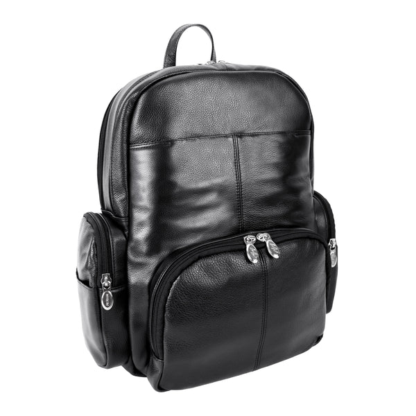 CUMBERLAND | 15” Leather Dual-Compartment Laptop Backpack