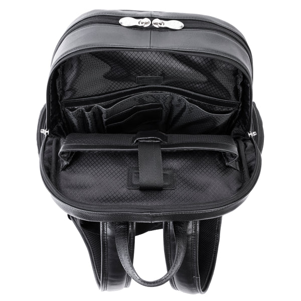 CUMBERLAND | 15” Leather Dual-Compartment Laptop Backpack