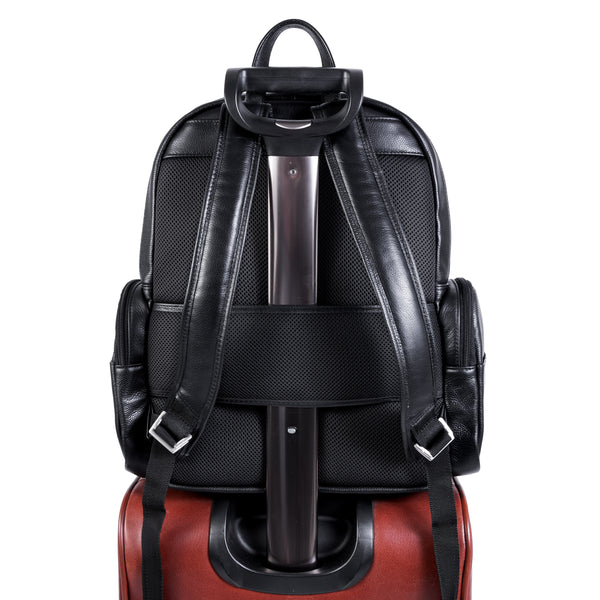CUMBERLAND | 15” Leather Dual-Compartment Laptop Backpack