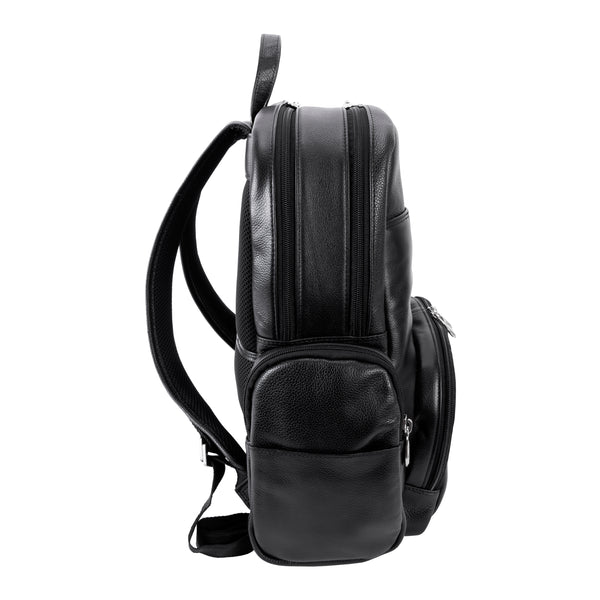 CUMBERLAND | 15” Leather Dual-Compartment Laptop Backpack