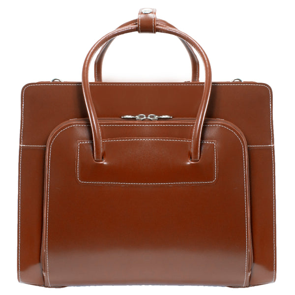 LAKE FOREST | 15” Leather Laptop Tote