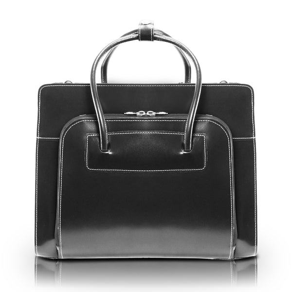 LAKE FOREST | 15” Leather Laptop Tote