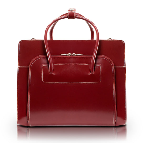 LAKE FOREST | 15” Leather Laptop Tote