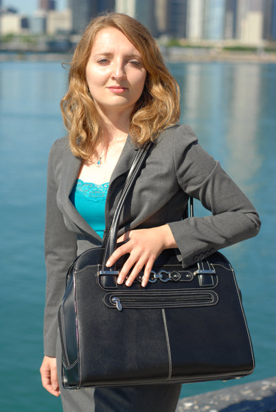 OAK GROVE | 15” Leather Laptop Briefcase