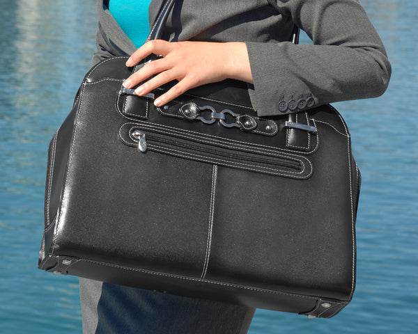 OAK GROVE | 15” Leather Laptop Briefcase