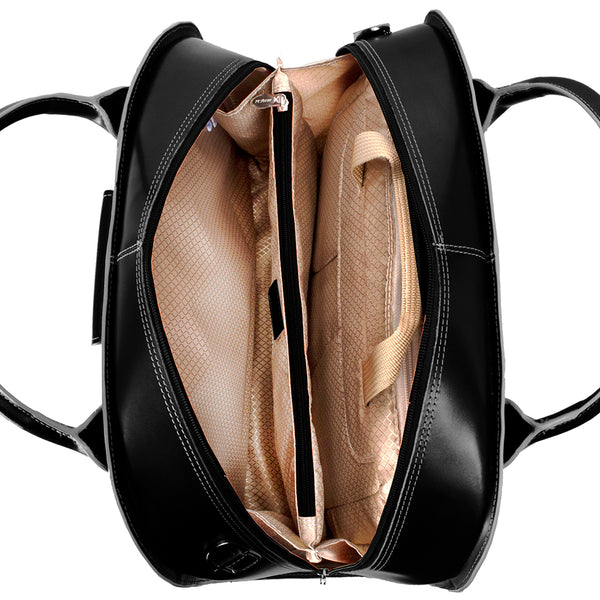 ROSEVILLE | 15” Leather Detachable-Wheeled Laptop Case