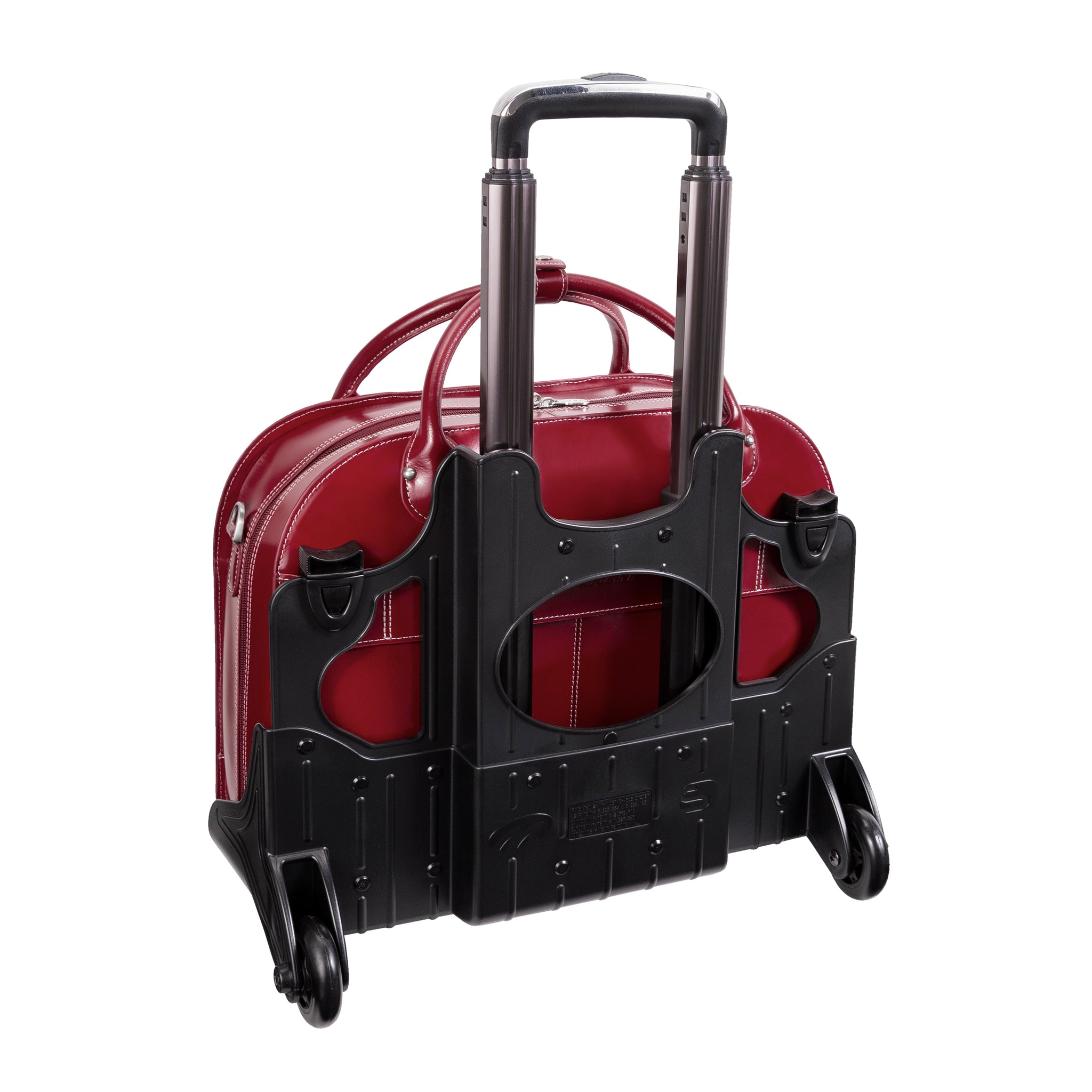 ROSEVILLE | 15” Leather Detachable-Wheeled Laptop Case – McKleinUSA