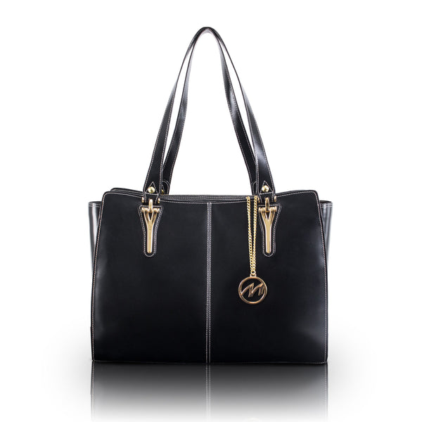 GLENNA | Leather Tablet Tote