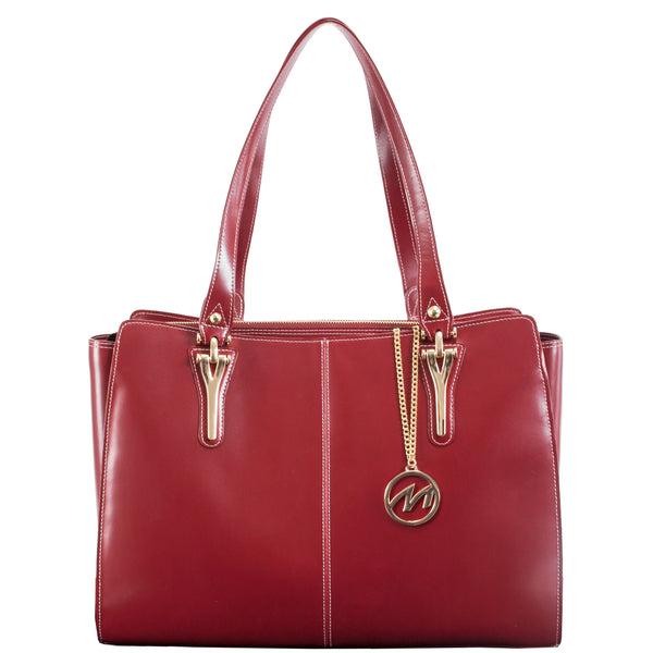 GLENNA | Leather Tablet Tote