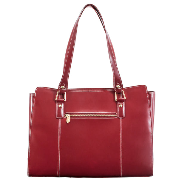 GLENNA | Leather Tablet Tote