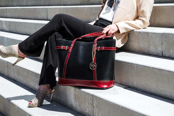 SERAFINA | Leather Tablet Tote