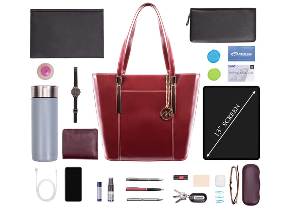 DEVA | Leather Tablet Tote