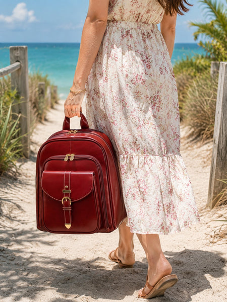 OLYMPIA  | 11" Leather Business Tablet Backpack