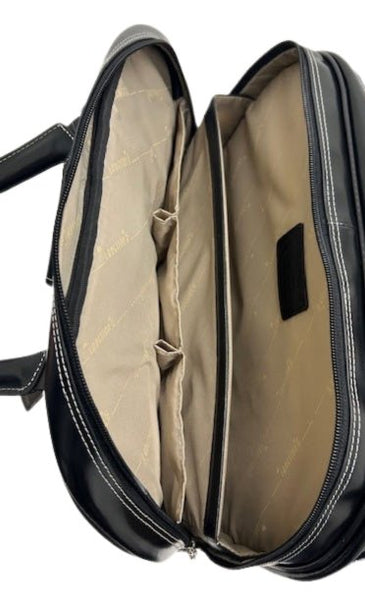 REDWOOD | Leather Wheeled Ladies Laptop Case